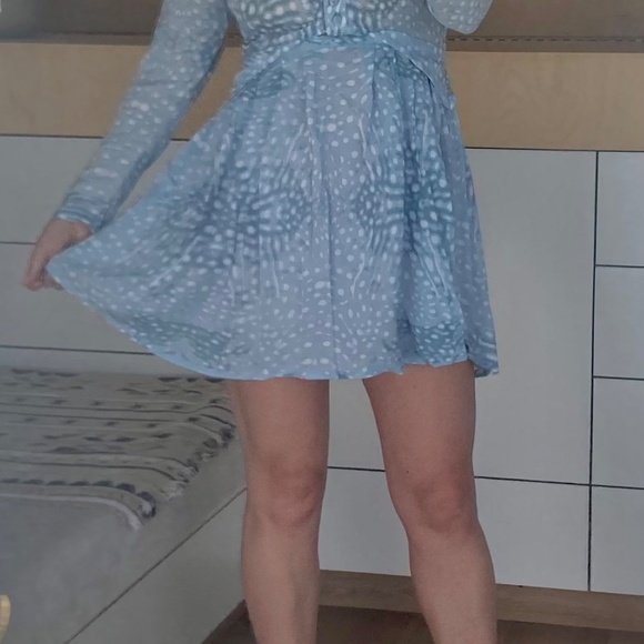 Tallow Small Blue Mini Dress - Picture 3 of 7